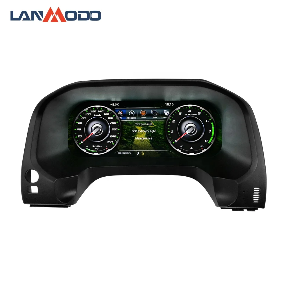
Lanmodo Race 12.3 Inch Full LCD Instrument Cluster With 1080P Full color Night Vision 