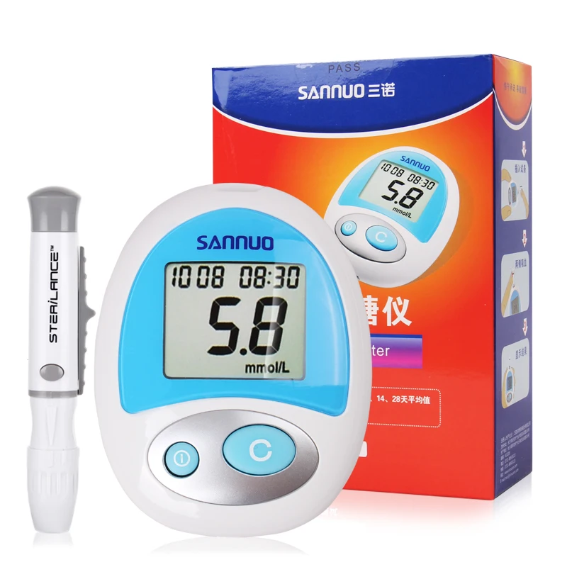 Новинка 2021, домашний портативный глюкометр, тестер уровня сахара в крови