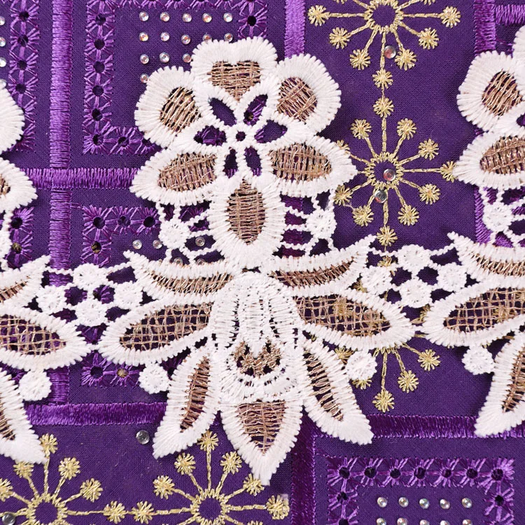 
Flower 3d lace embroidery vintage lace trimming for wedding dress accessories 