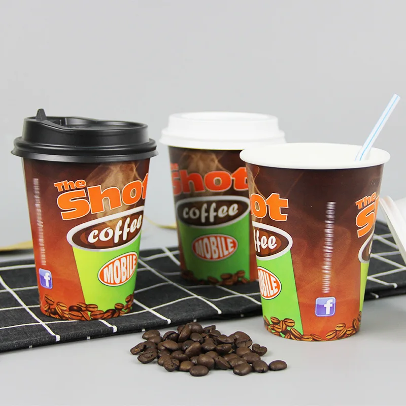 Factory price 8oz 12oz 16oz customized design high quality double wall coffee paper cup