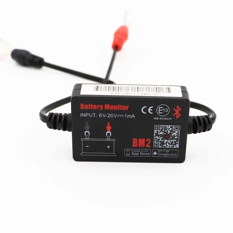 Интеллигентая (ый) BLE контроль заряда батареи Водонепроницаемый 12V авто аккумулятор монитор