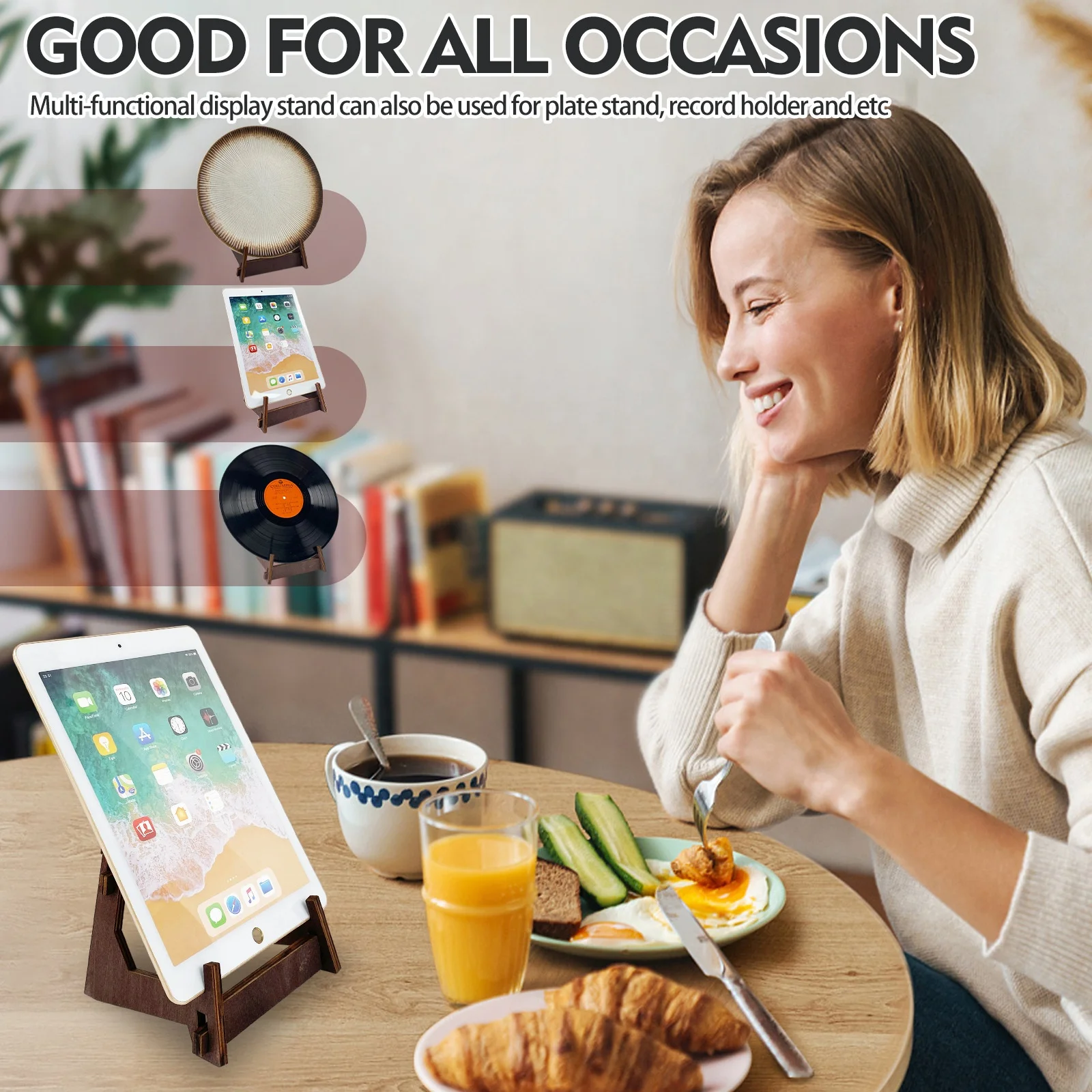 Wooden cooking bookshelves home kitchen tabletop cookbook shelves solid wood wall cookbook shelves