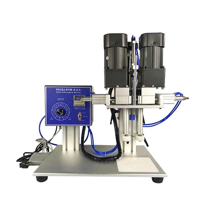 
YKCGJ-6120 Quick capping machine, duckbill capping machine pneumatic automatic capping machine 