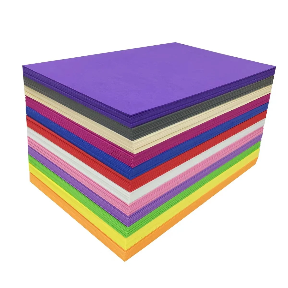 Eco-Friendly High Density Colorful EVA Foam Sheets Available in Thicknesses from 1mm to 10mm in Various Sizes and Shapes