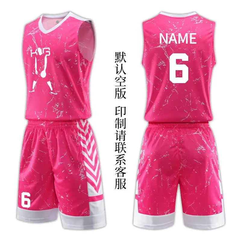 Youth custom black basketball wear sublimation printing reversible basketball jerseys uniforms set for men