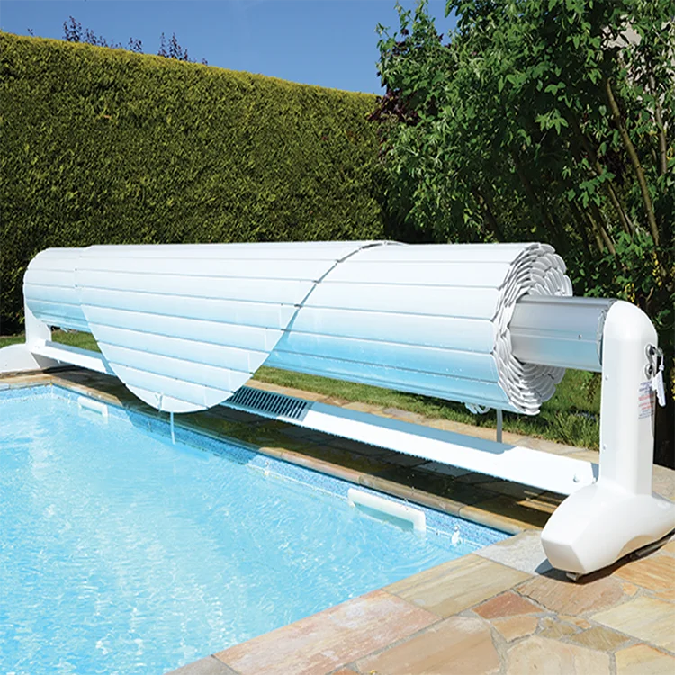 PC electric cover strip Automatic swimming pool cover Polycarbonate automatic swimming pool cover