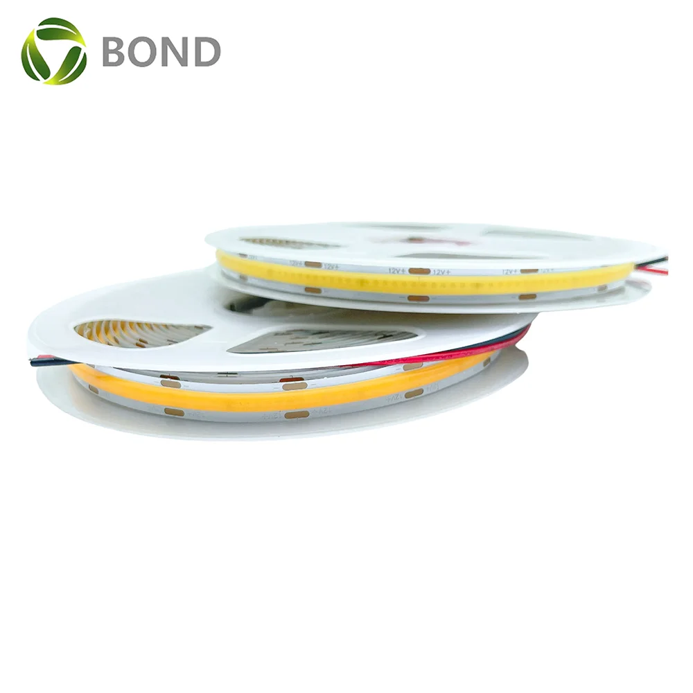 Dc12 24v Flexible Cob Led Strip High Density No Spot 320led 480led 14w/meter Warm White/nature White/white/red/green/blue/yellow