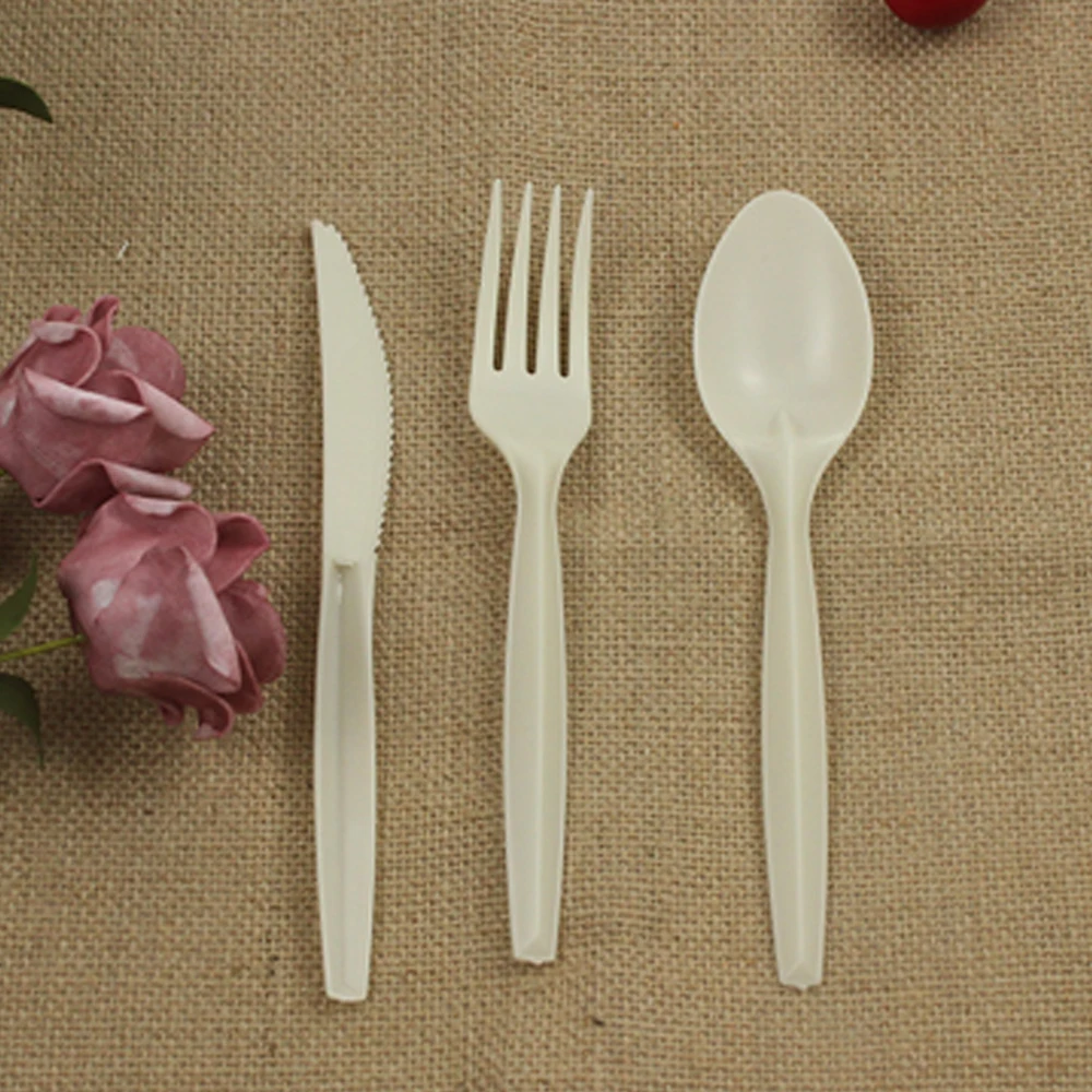 Wholesale Cornstarch Biodegradable Disposable Cutlery Biodegradable Cornstarch Knife