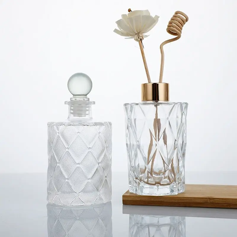 Brand New Diffuseur De Parfum En Verre Vide New Aroma Diffuser Reed Glass Bottle In Stock