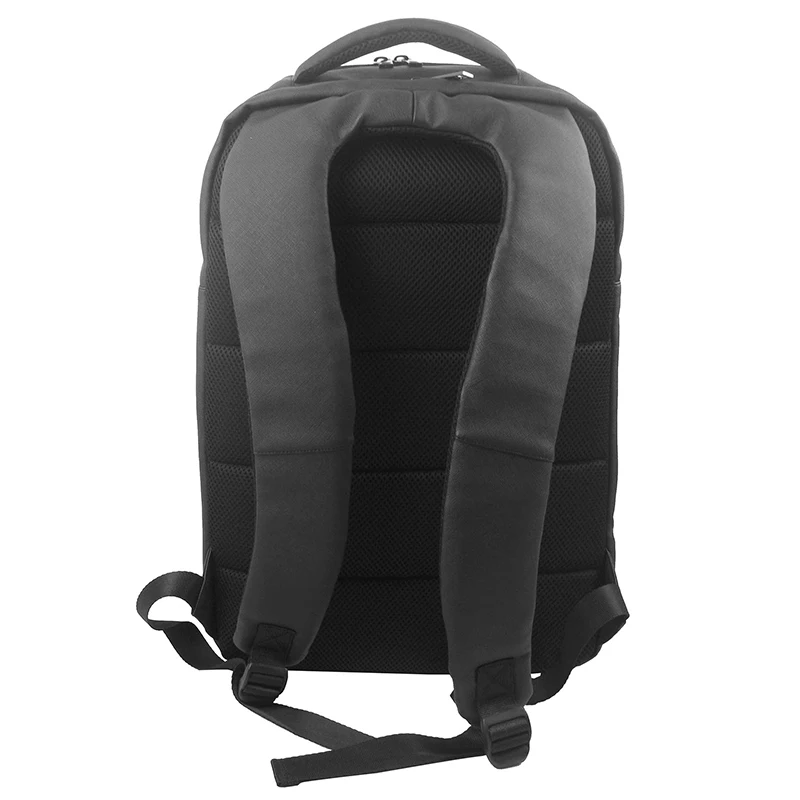 manufacture custom black sublimation printed personalized brand back pack bag cheap leather business laptop backpack with logo