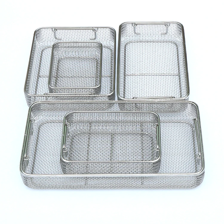 Прямая поставка с завода низкая цена лидер продаж металлические сетчатые медицинские корзины