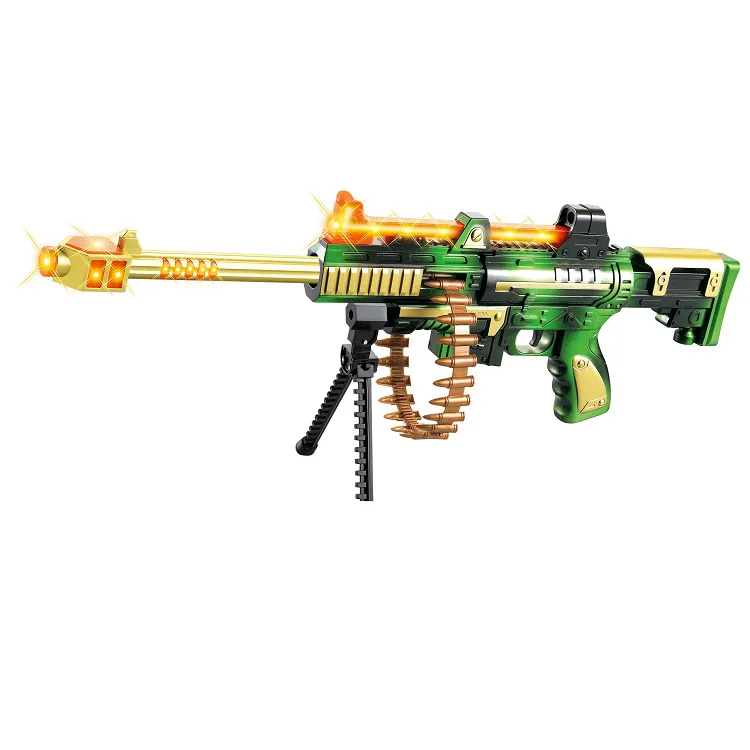 Children plastic electric real toy guns with colorful light and combat sound cheap toy gun kids camouflage toy gun