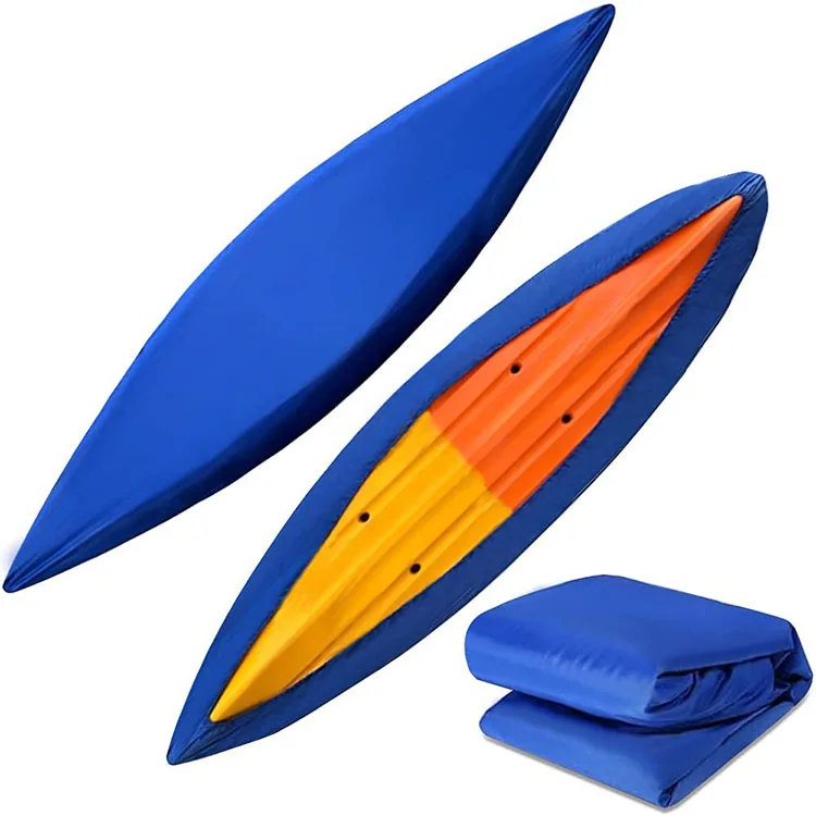 Hot sale canoe cover outdoor kayak cover waterproof UV protection new material boat cover custom size