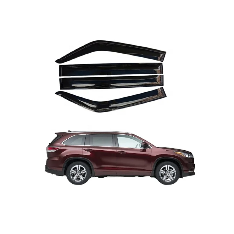 China Manufacturer Car Accessories Car Window Visors Visor For Toyota HIGHLANDER 2014 Wind Shield