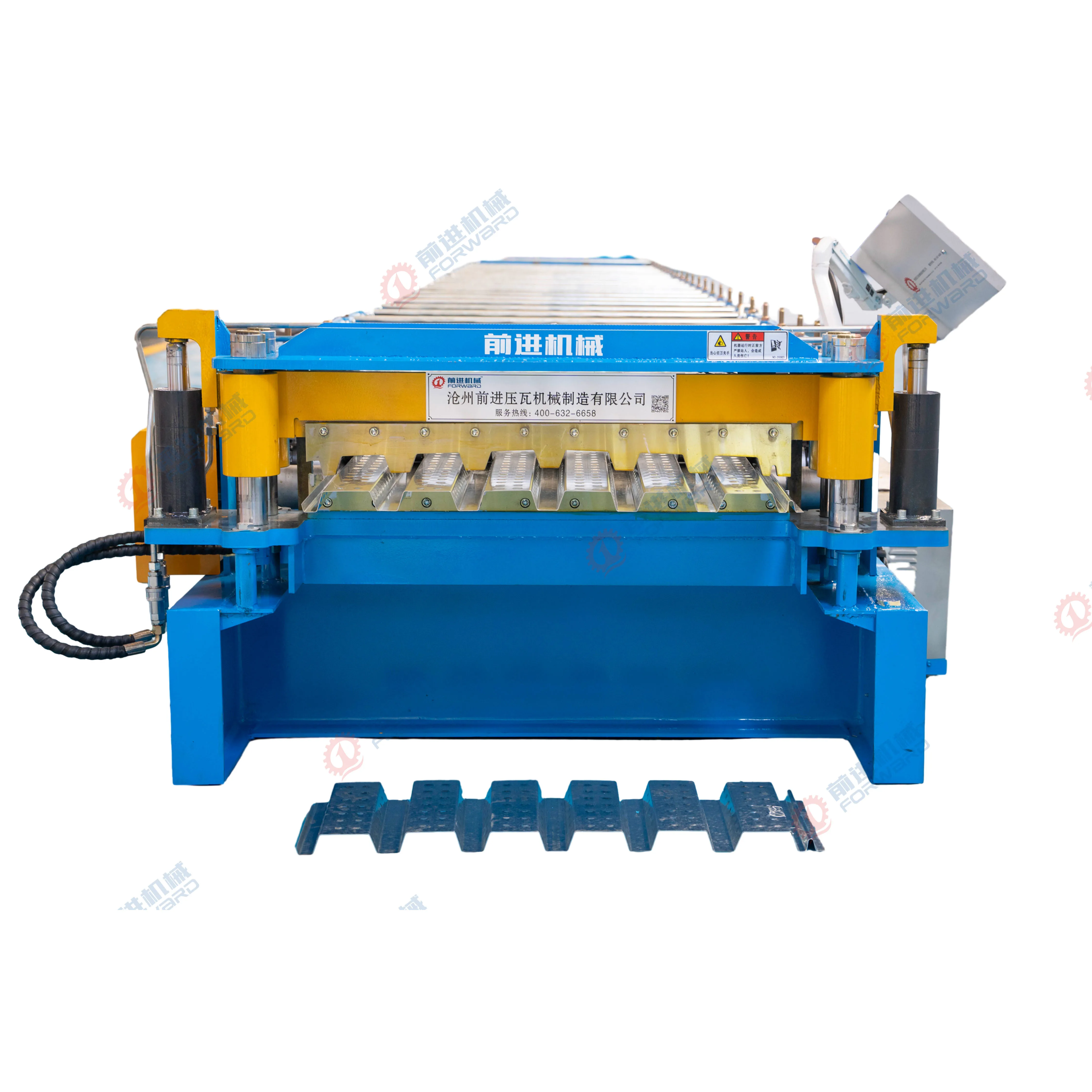 2023 FORWARD Practical Hot-Selling Floor Deck Roll Forming Machine New Metal Roof Tileforming Machine Motor Bearing Pump Gear