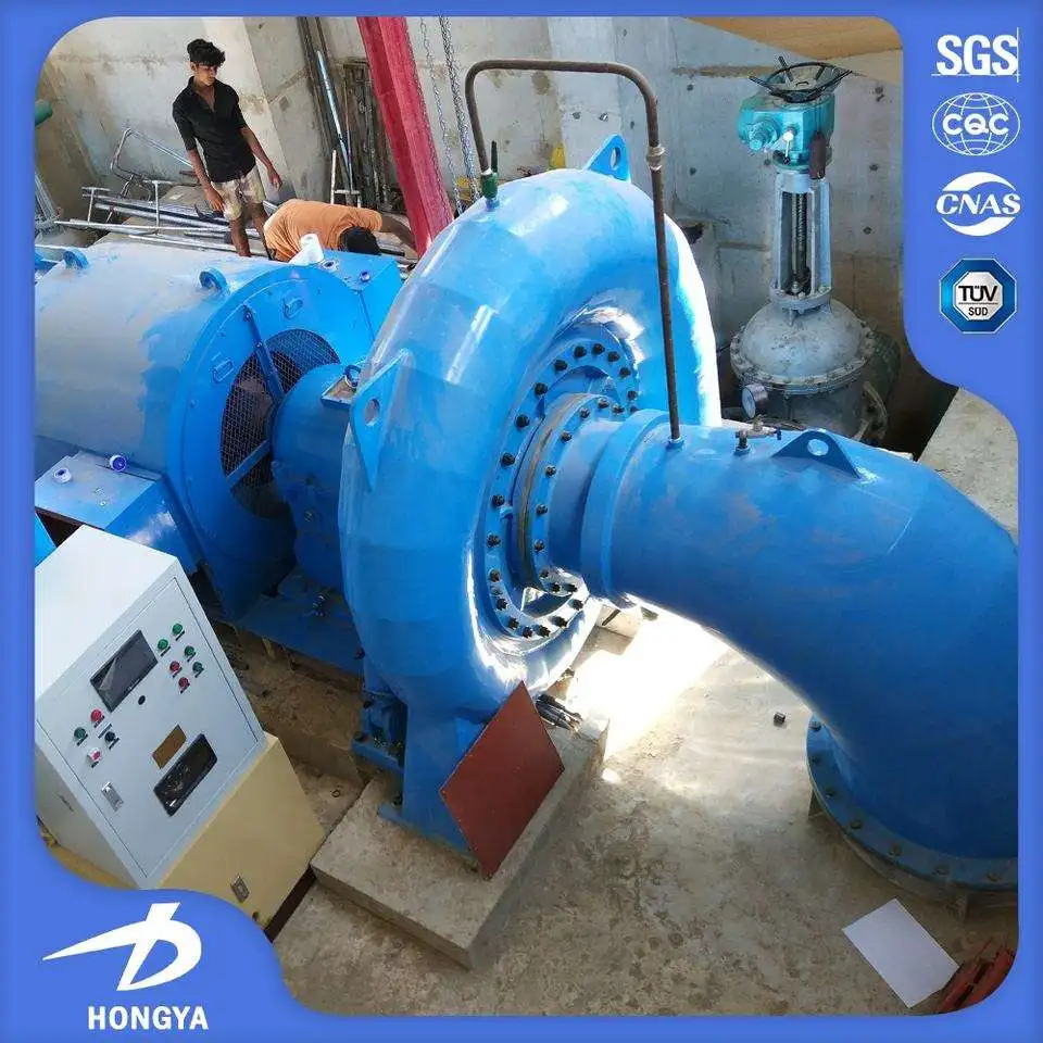 Small hydro power plant mini francis turbine 200KW