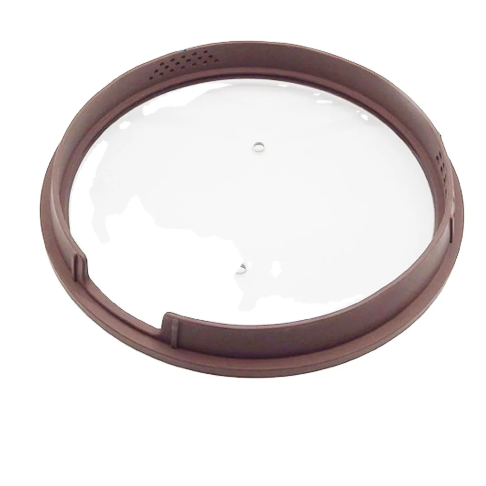 LFGB Standard Cookers Universal glass silicone lid pan cover With Steam Holes