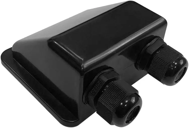 Solar Double Cable Double Hole Connection Cable Interface IP68 Waterproof RV Solar Panel Junction Box