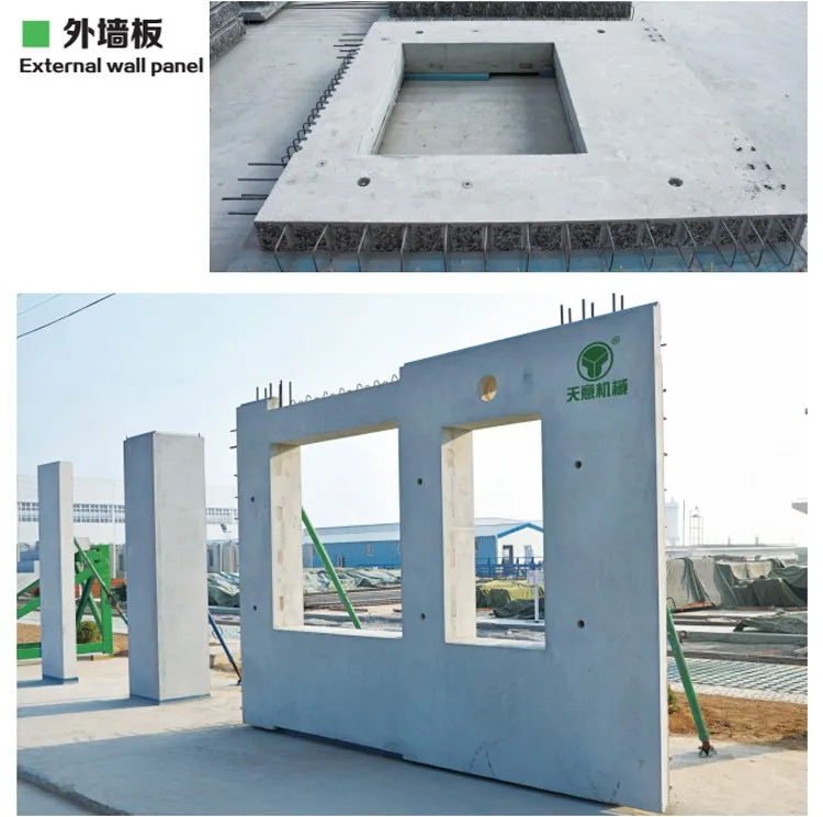 Environmental precast concrete wall panel making machine