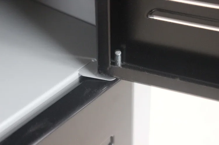 Black 2 Door Coded Lock Storage Clothes Iron Locker