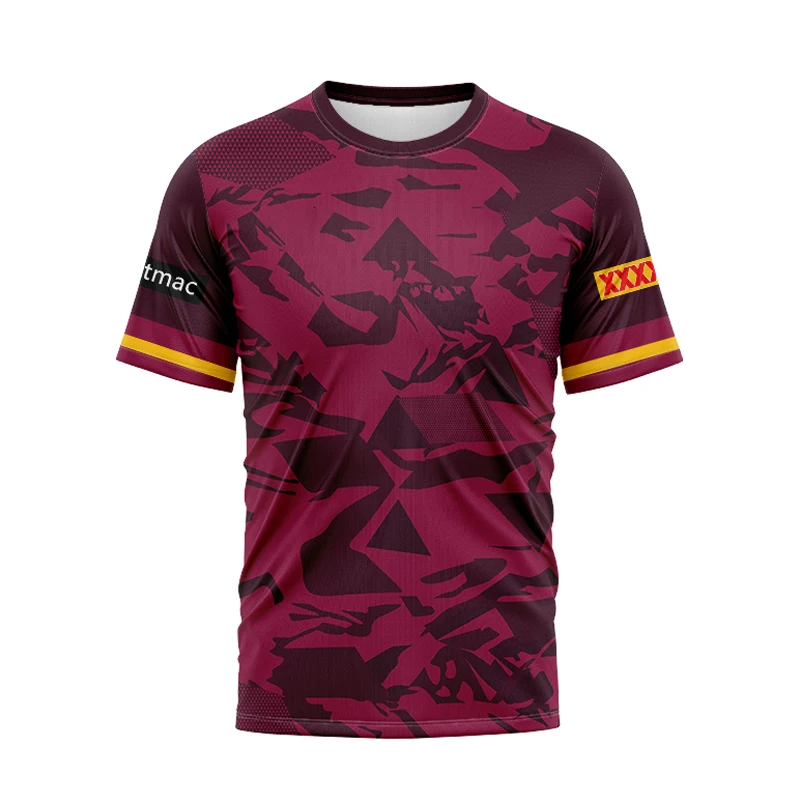 Rugby Wear Supplier Full Sublimation Printing Oem Custom Logo Nrl Manly Warringah Sea Eagles Club Rugby Football Jerseys