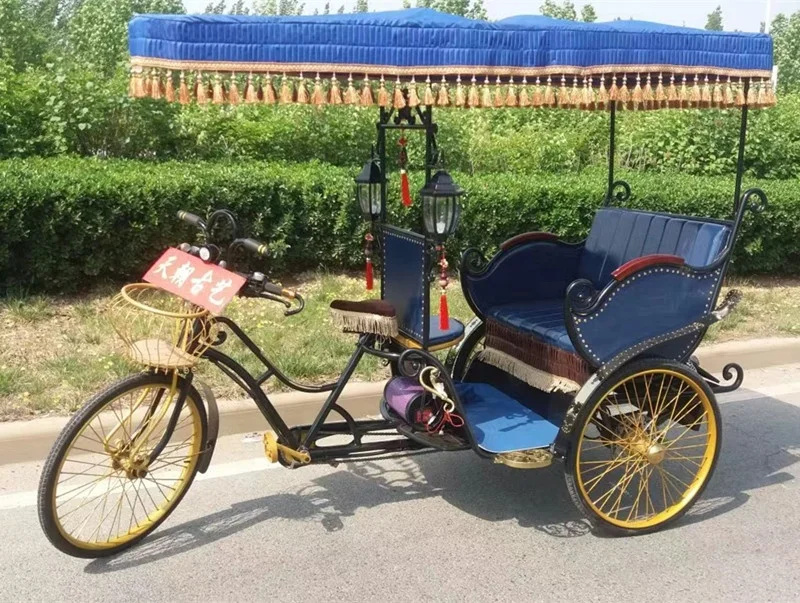 ETOO Brand hot Selling New sightseeing car 3/4 passengers electric tricycles electric rickshaw for sale