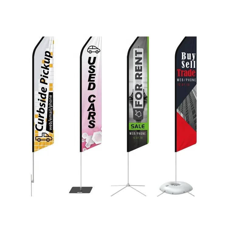 Personalized Now Open House Flying Beach Feather Flags Advertising Swooped Flags Car Wash Advertising Coffee Barber Shop Banner