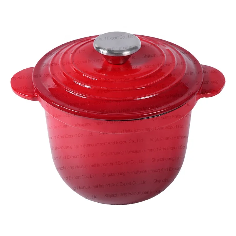 Новый дизайн кастрюли голландская духовка чугунная эмалированная кухонная посуда для запекания кухонная утварь