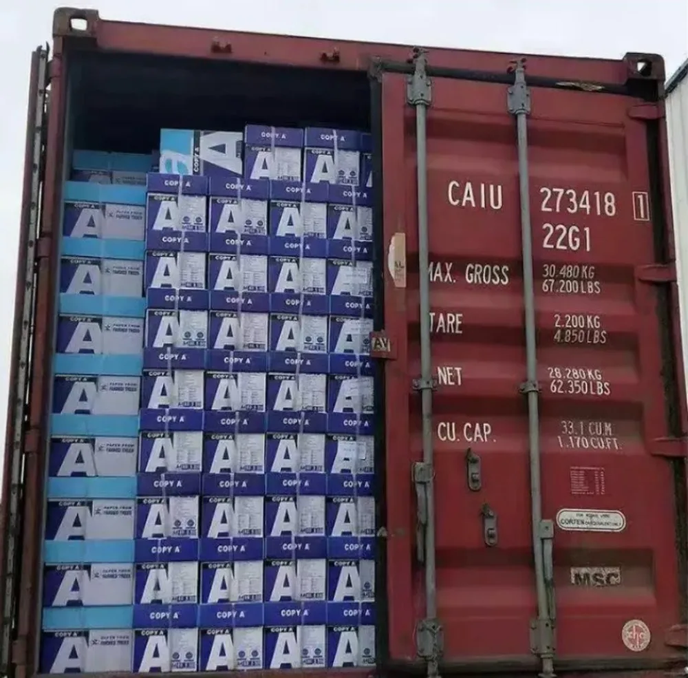 China Manufacturers OEM 70GSM 75GSM 80GSM 100% Pulp A4 Paper Copier 500 Sheets/Ream - 5 Reams/Box A4 Copy Paper