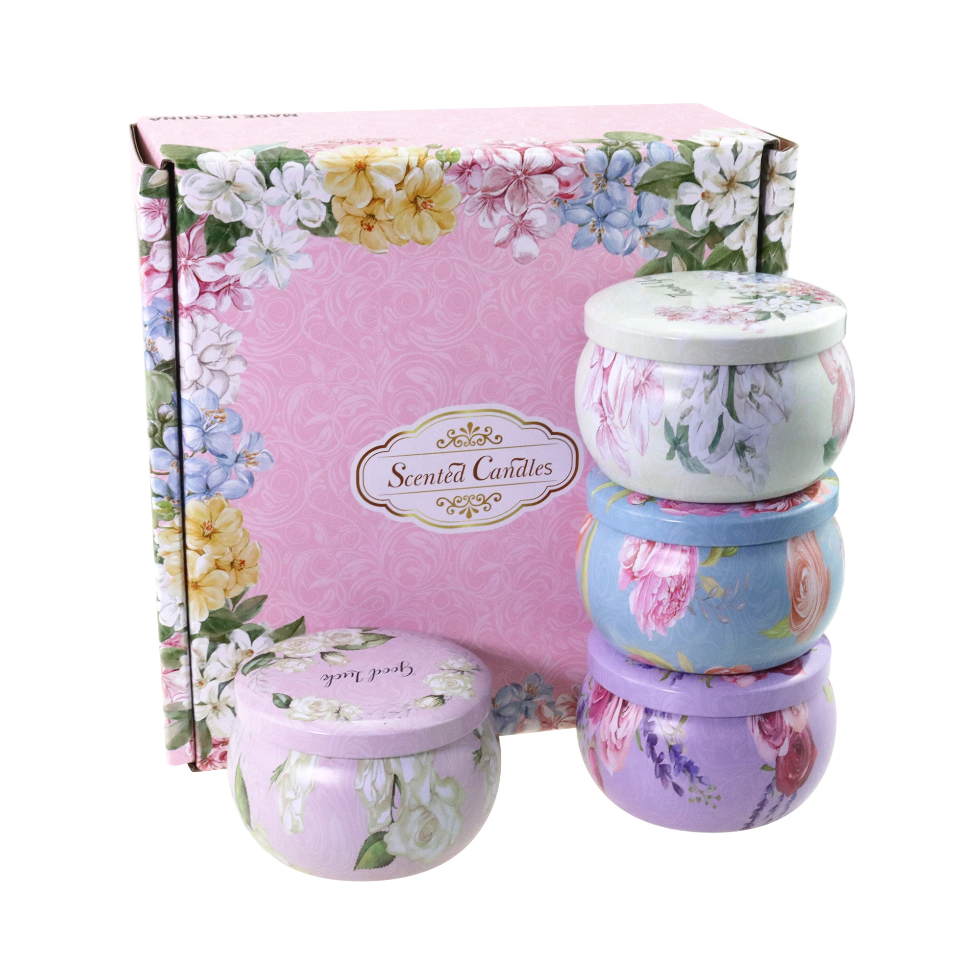 Wedding Luxury Dry Flower Organic Soy Wax Air Freshener Aromatherapy Scented Candles