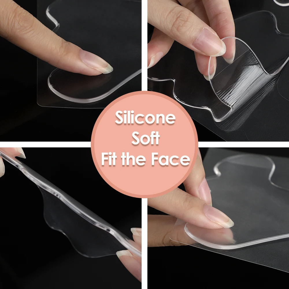 16pcs Reusable Silicone Anti Wrinkle Patches Face Forehead Neck Eye Removal Anti-wrinkle Sticker Pad