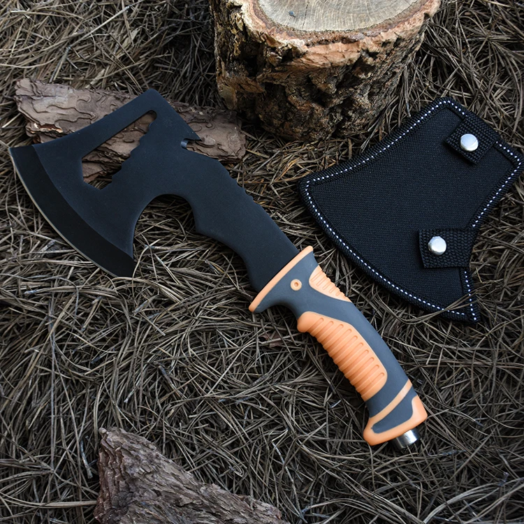 OEM Camping Multifunction Hatchet Emergency Multitool Black Multi Tool Camping Axe Multi Function Axe For Outdoor Axe Multi Tool