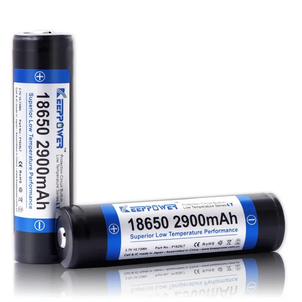 Низкотемпературный KeepPower 18650 2900mAh Защищенный Литий-ионный перезаряжаемый аккумулятор P1829LT