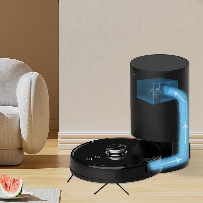 LDS SLAM Robot Vacuum Cleaner Dry Wet Floor Cleaning Sweeping Mops Tuya Alexa Google