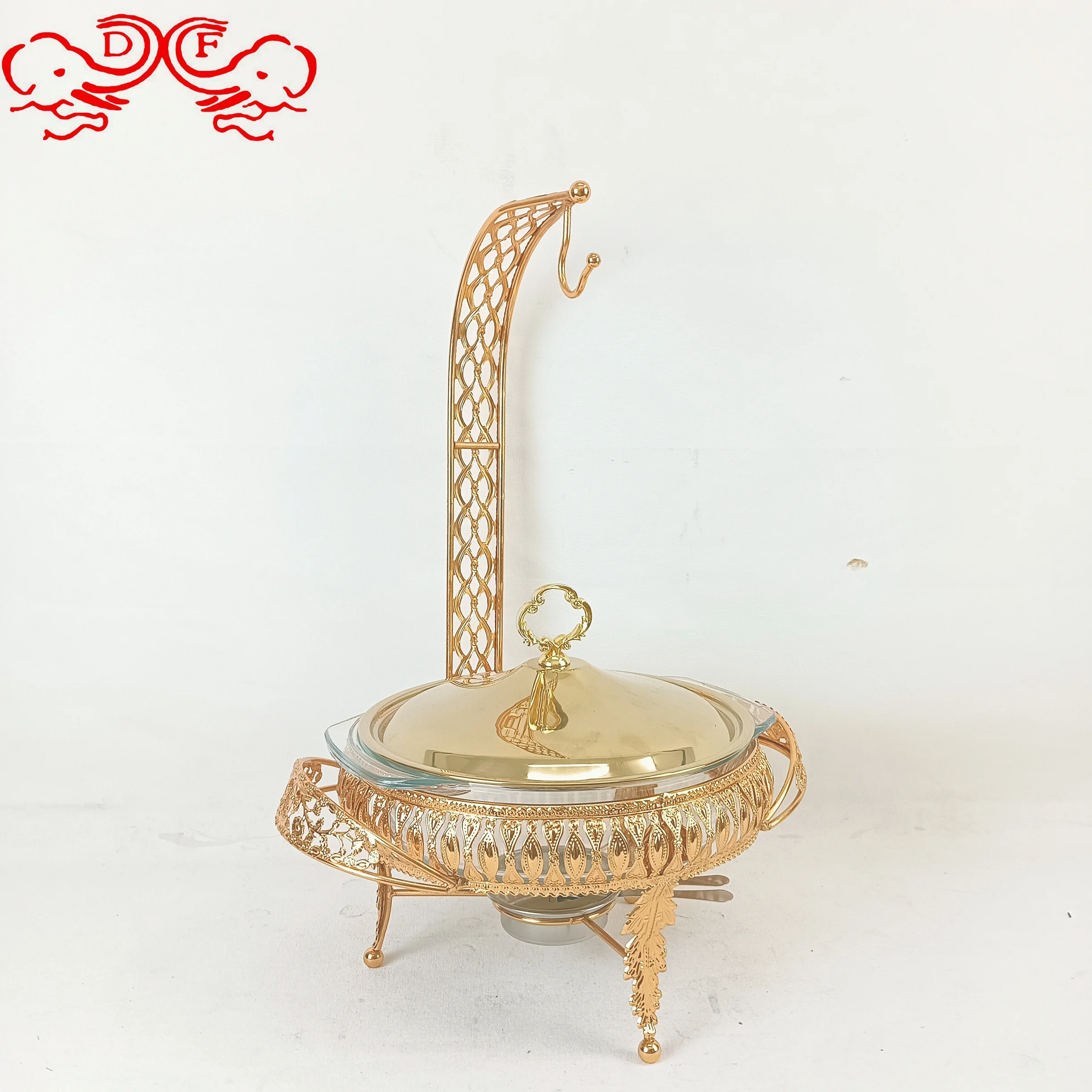DF trading house Silver Gold Chafing Dish Food Warmer Buffet Dishes Chafing Stainless Chafing Dish