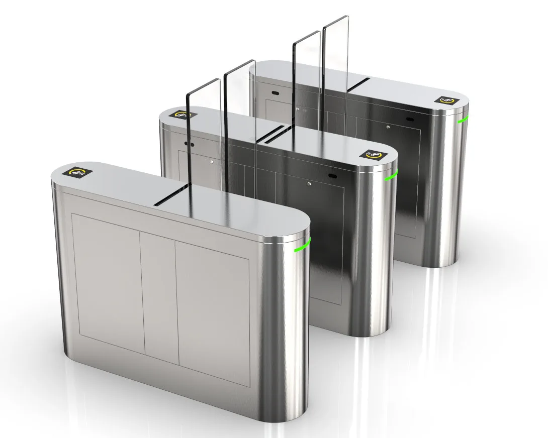 Speed Sliding Gate With Qr Code Nfc Turnstile Barrier Speed Gates  Access Control System  Rfid Reader For Gym And Hotel