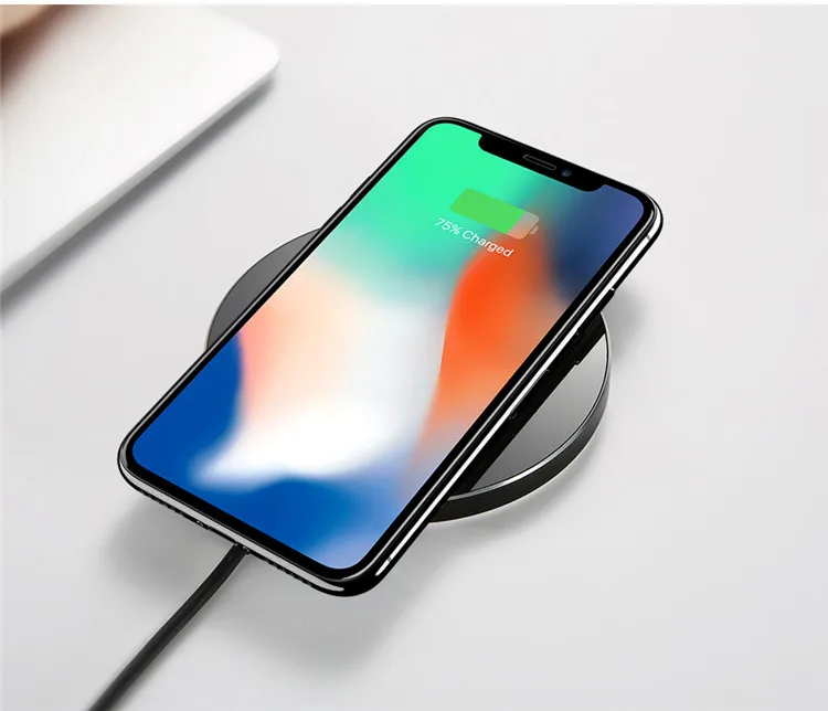 
Ultra Thin Excellent Power Fast Charger Round Wireless Charging Pad for Samsung Galaxy Note 8 S8 For iPhone X With LED Light Ultra Thin Excellent Power Fast Charger Wireless Charging Pad for Samsung Galaxy Note 8 S8 For iPhone 8 Plus X For LG&nbsp;