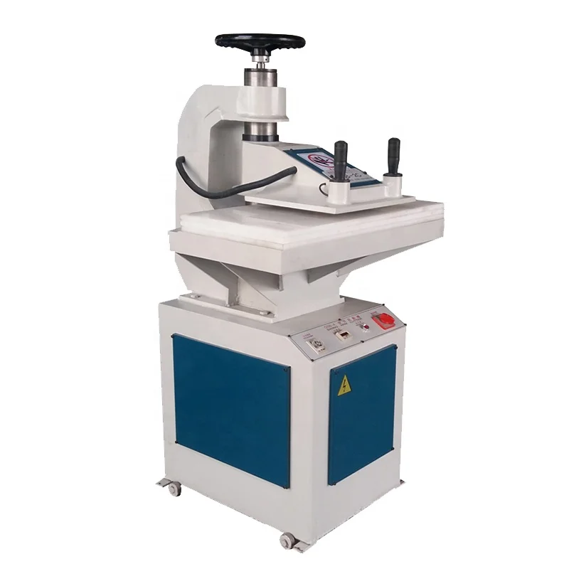 Good price swing arm manual shoe sole die cutting machine small swing cutting machine