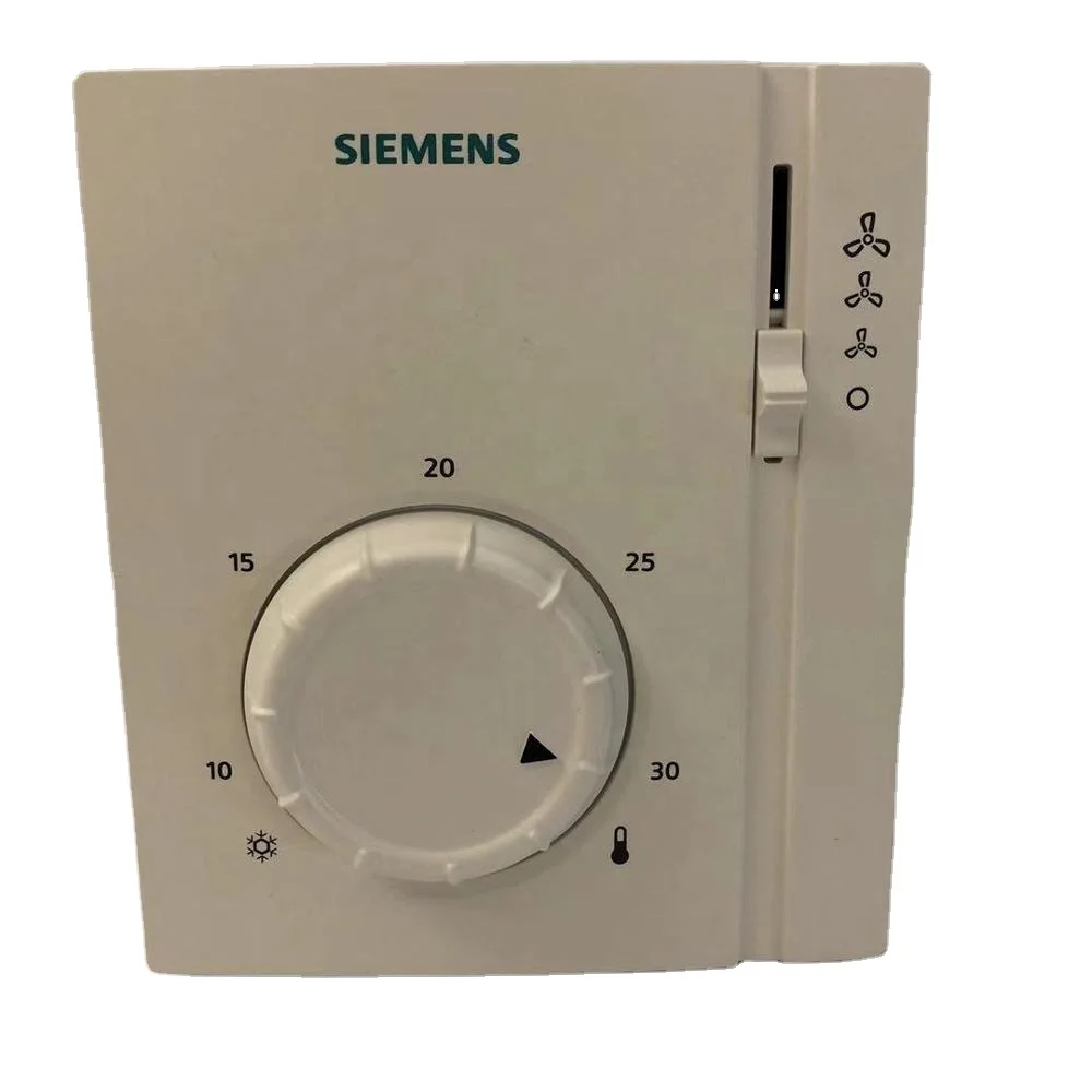 Siemens RAB21 RAB11Electromechanical room thermostats for fan coils Switching voltage AC24-250 V