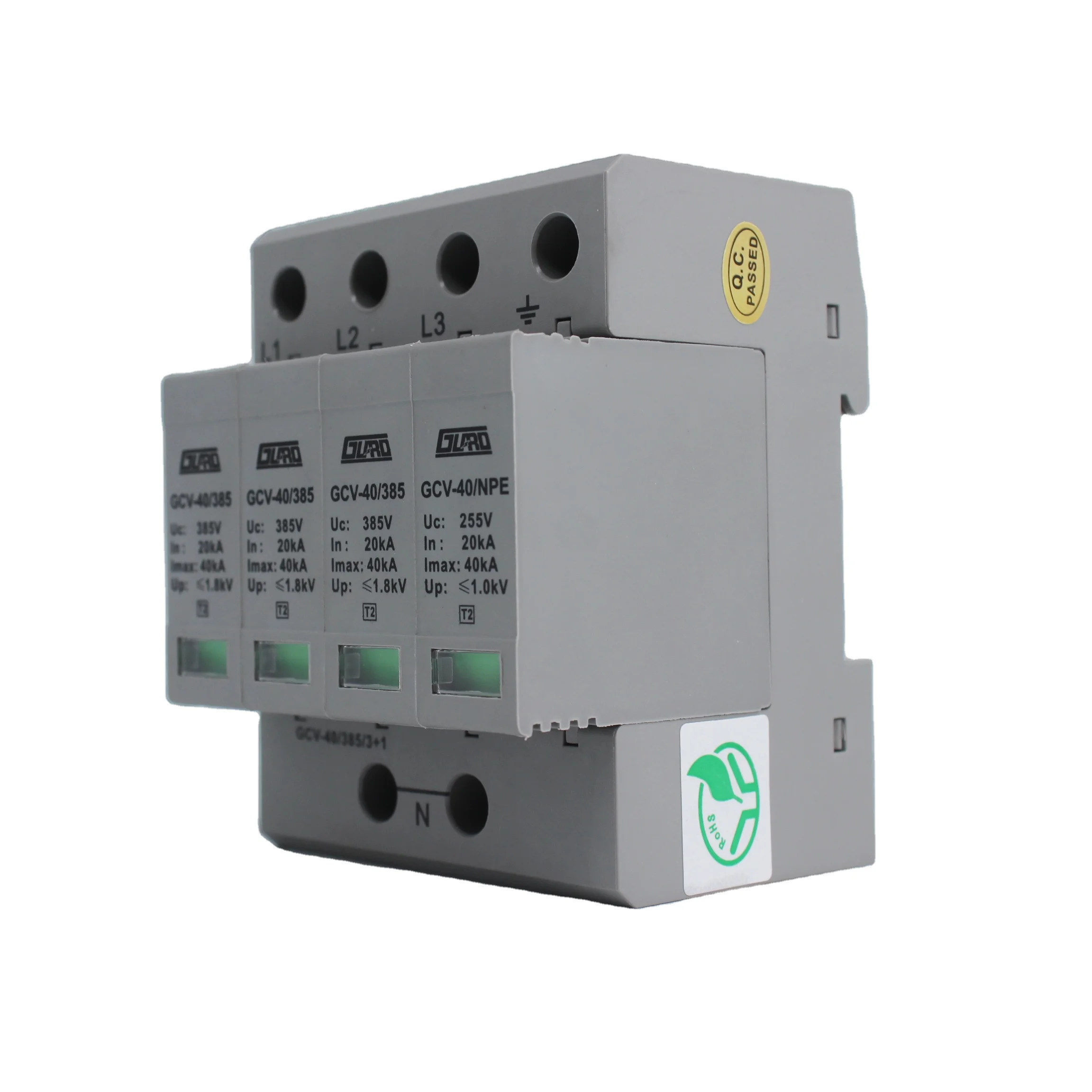 Guard 20kA-40kA 385V Three Phase Low Voltage Surge Protector