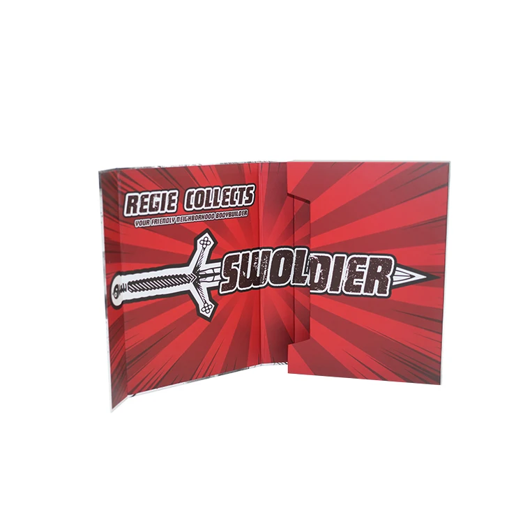 Wholesale video cassette magnetic closure paper box magnetic foldable box