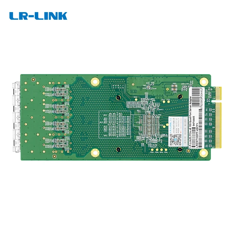 LR-LINK LREM7100PF-4SFP + PCIe v3.0 x8 Quad порты мезонин приёмопередатчик типа SFP 10G + 4*10G Ethernet сетевой модуль карты