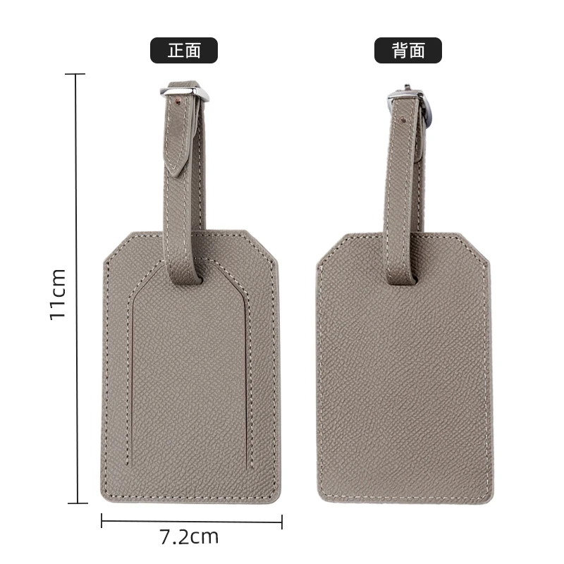 Mini Genuine Leather Bag Gift Name Label Tags Luggage Tag Custom For Bags