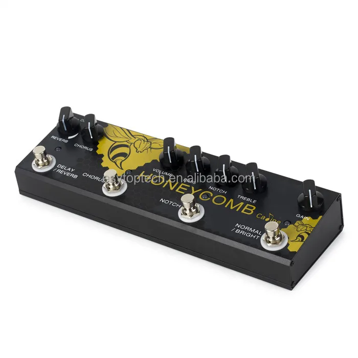Caline CP-48 Acoustic Guitar Multi Guitar Effect Pedal Reverb Delay Chorus for Acoustic Guitar