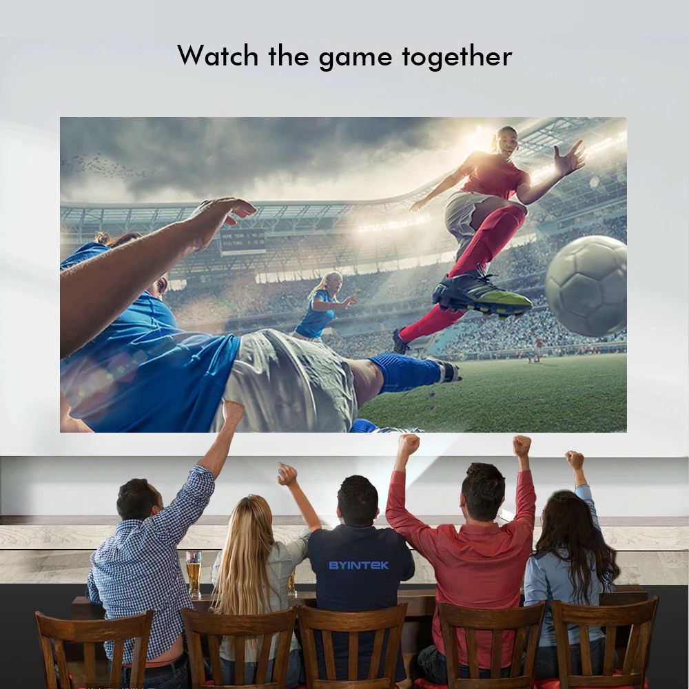 YG300 BYINTEK C400 Portable Mini Led Projector Best-selling Gift Projector Multimedia Small For video Home theater