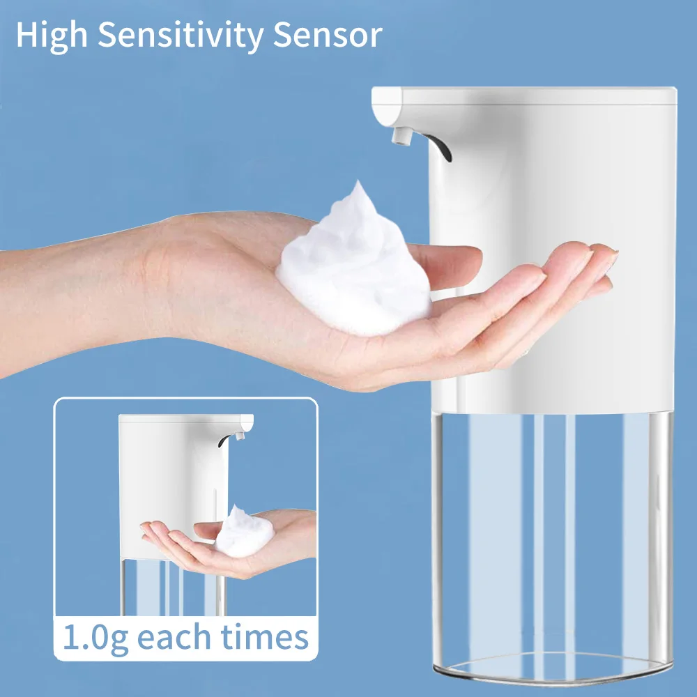 Home Desk Household Intelligent Sensor Foam Sanitizer Liquid Hand Auto Foaming Infrared Hotel Countertop Bathroom Soap Dispenser
