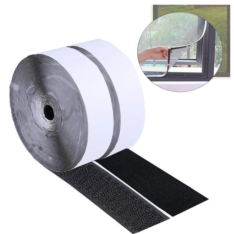 Hook Loop And Adhesive Self Sticky Hook Loop Tape Hook And Loop Fastener Adhesive