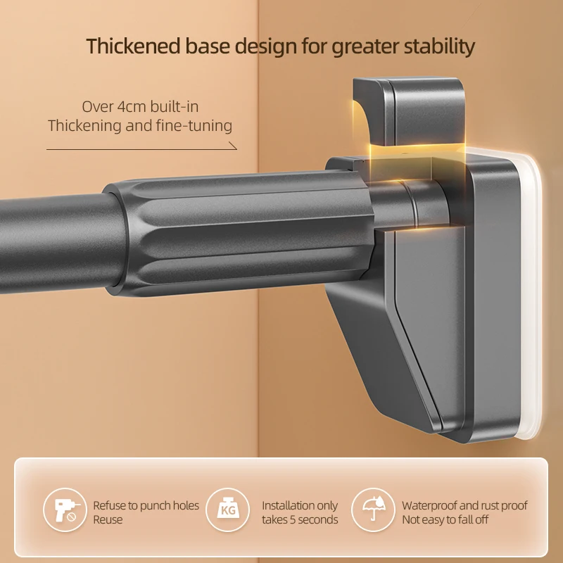 ARODDY 3.1-4.0m Easy Moving Multipurpose Extend Curtain Rod Rental Housing gardinenstange China Manufactures Curtain Rod Price