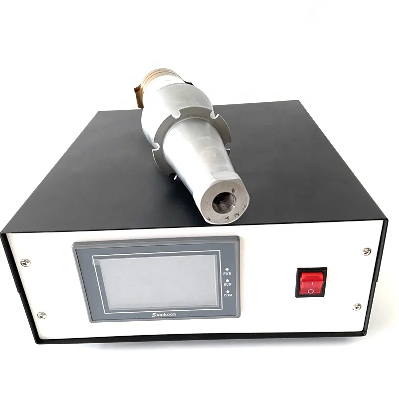 Ultrasonic Welding Generator And Transducer With 200*20mm Horn For Korean Mask KF94 Welder