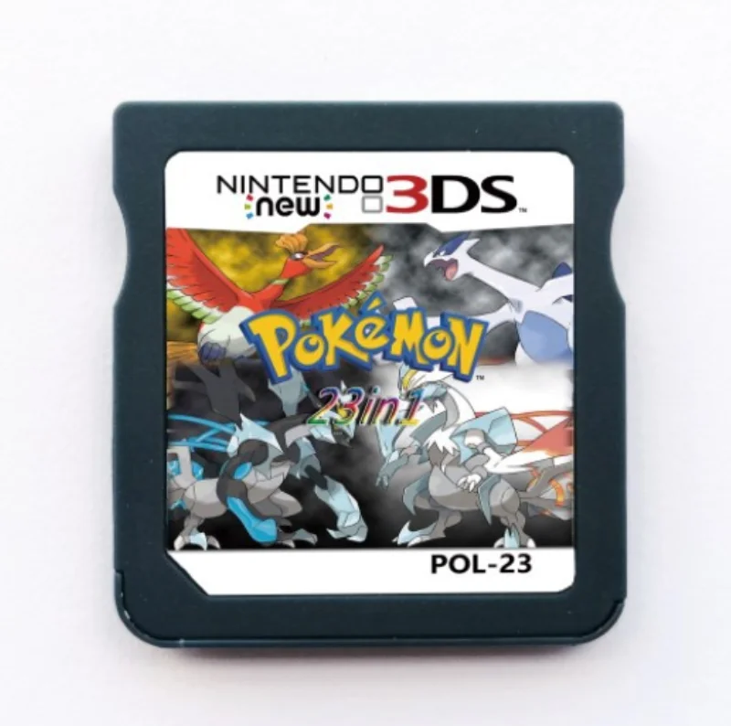 
502in1 23 in 1 482 in 1 468in1 488 in 1 game cartridges pokemon heartgold black white super mario for DS cards 